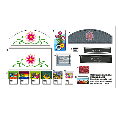30809355_sparepart/Etikett 70016 "Mein Blumenladen" (Etiket